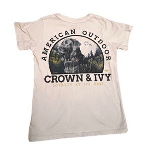 ⭐️⭐️5 for $20 item⭐️⭐️ Crown and Ivy Lab Tshirt kids size 4